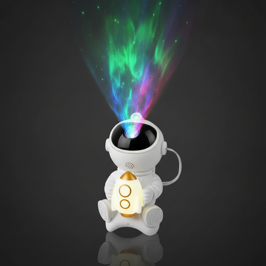 Lumio Pixel — Astronaut Galaxy Projector with Speaker